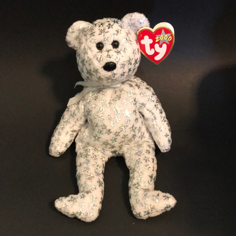 TY THE BEGINNING BEANIE BEAR WITH TAG